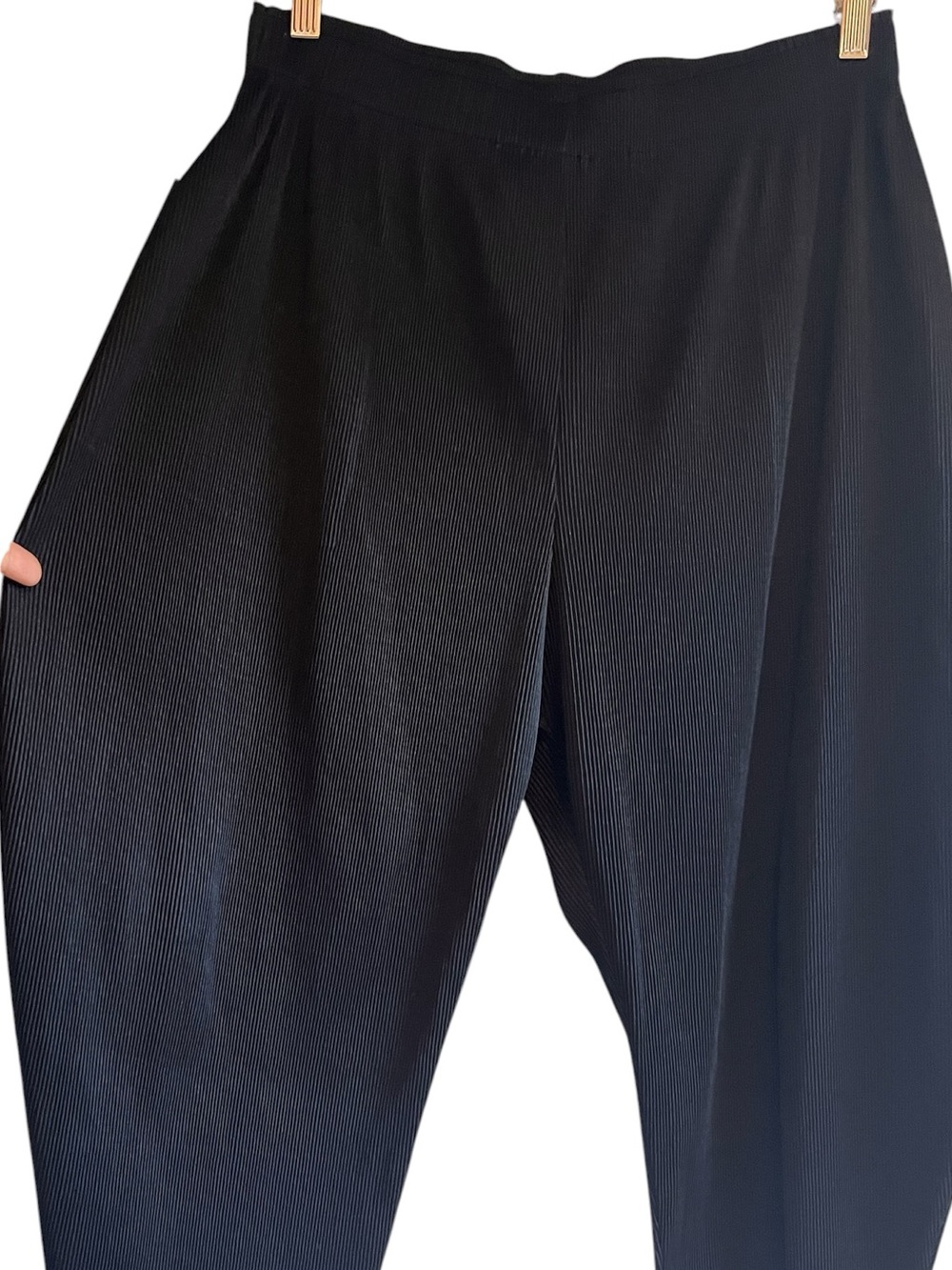 Weekend MaxMara Pleated Balloon Trousers in black size L excellent condition - Picture 6 of 15